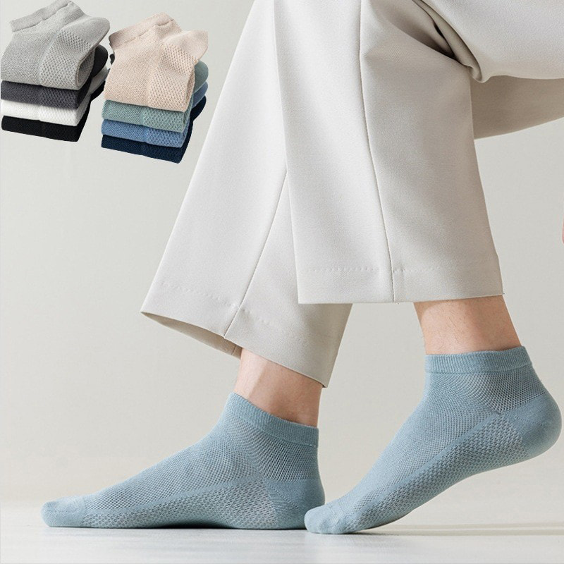 Kaus kaki perahu pria kapas mesh Kaus kaki perahu pria kapas mesh